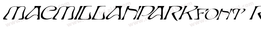 MACMILLANPARKfont Re字体转换